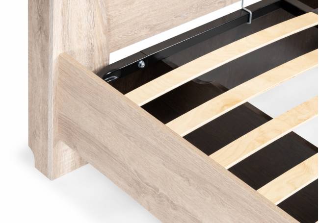 Кровать Магантия 160х200 с ПМ парящая дуб баррик