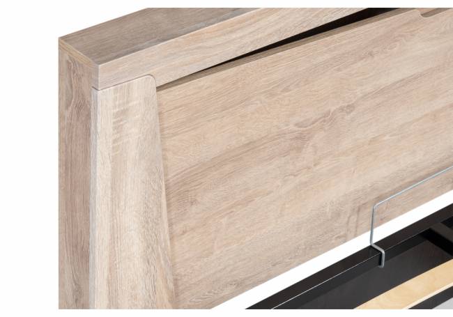 Кровать Магантия 160х200 с ПМ парящая дуб баррик