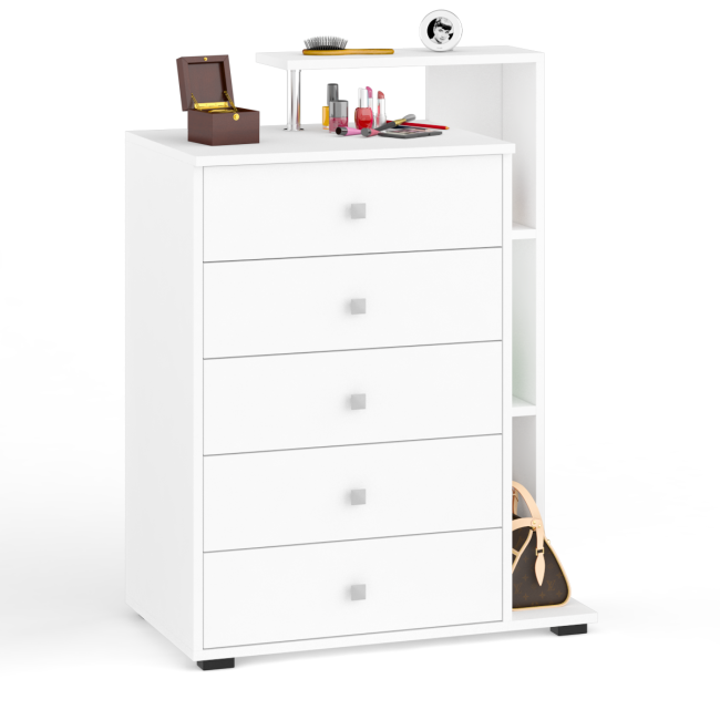 Мебель в спальню Камелия № 12 Кровать с ящиками 1400 цвет белый