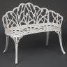 Скамья Secret de Maison Штраус/Strauss алюминиевый сплав, 99хх56х76см, античный белый белый алюминиевый сплав