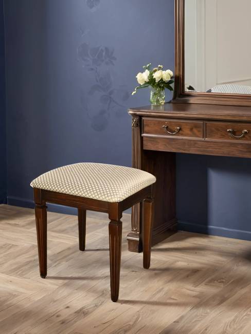 Банкетка Васко В 107Н орех, Атина золотой Банкетка Васко В 107Н орех, Атина золотой