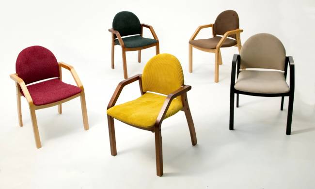 Стул-кресло Джуно 2.0 слоновая кость/серый