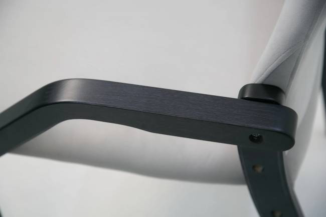 Стул-кресло Джуно 2.0 чёрное дерево/серый Стул-кресло Джуно 2.0 чёрное дерево/серый