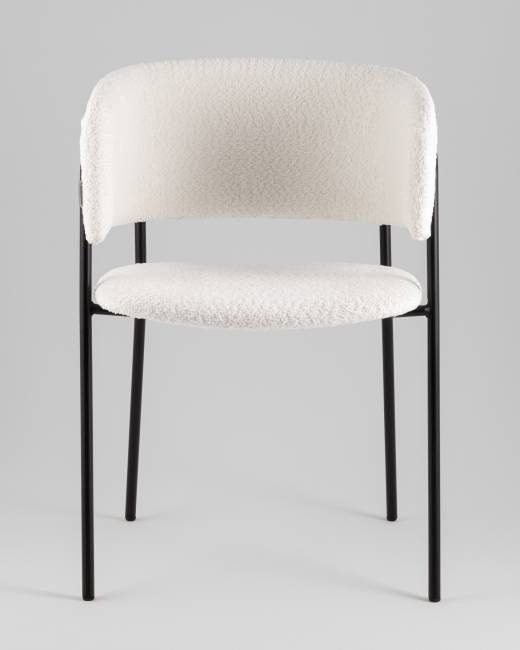 Кресло Нэлли New, букле белый