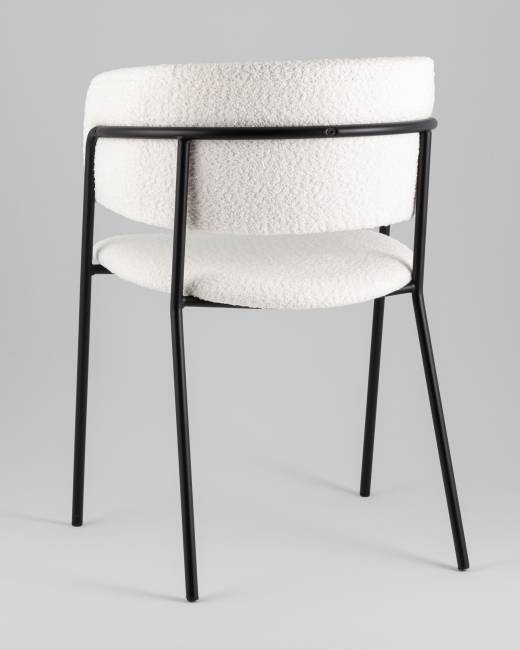 Кресло Нэлли New, букле белый