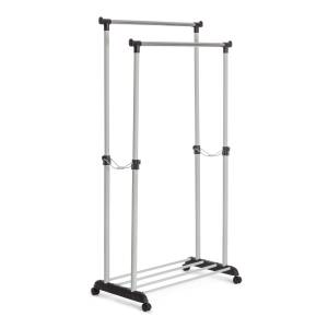 Вешалка JET металл, пластик, 86*44*166 см, черный/светло-серый/хром черный/светло-серый/хром металл, пластик