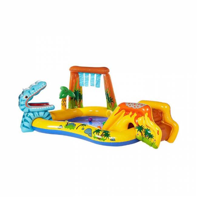 Игровой центр 249х191х109см "Динозавр" с разбрызгивателем, гор. и игруш., 310л, до 81кг, от 2 лет Игровой центр 249х191х109см "Динозавр" с разбрызгивателем, гор. и игруш., 310л, до 81кг, от 2 лет