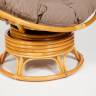 Кресло-качалка PAPASAN/ПАПАСАН w 23/01 B /с подушкой/ 115х78х104 см, Honey (мед), экошерсть Коричневый, 1811-5
