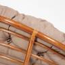 Кресло-качалка PAPASAN/ПАПАСАН w 23/01 B /с подушкой/ 115х78х104 см, Pecan (орех), экошерсть Коричневый, 1811-5