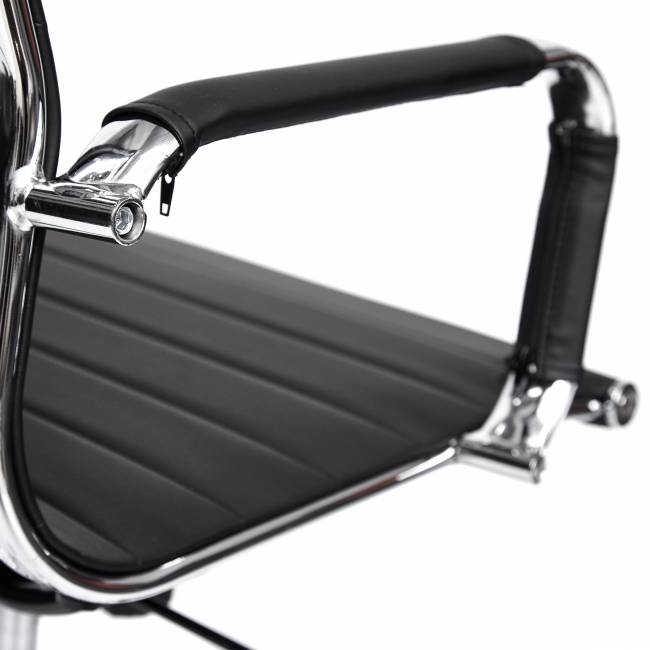 Кресло Urban-Low/Урбан-Лоу кож/зам, черный, 36-6 черный кож/зам