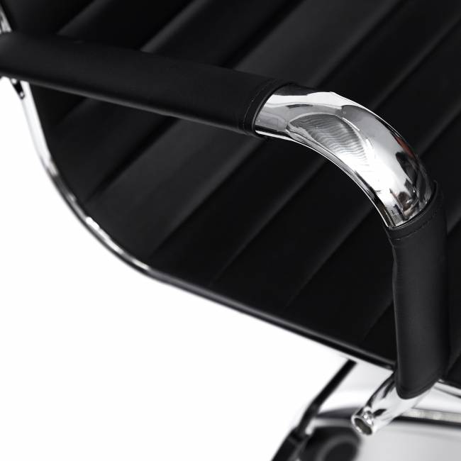 Кресло Urban-Low/Урбан-Лоу кож/зам, черный, 36-6 черный кож/зам