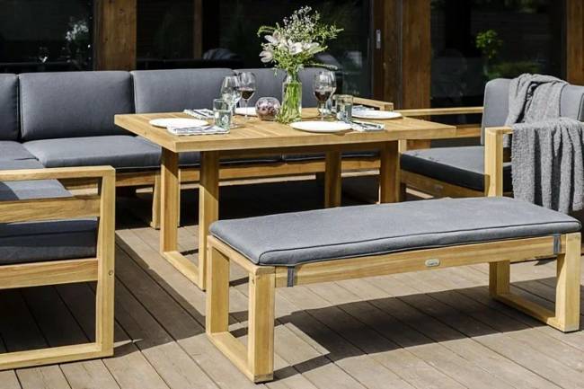 Лаунж зона BOOKA с обеденным столом