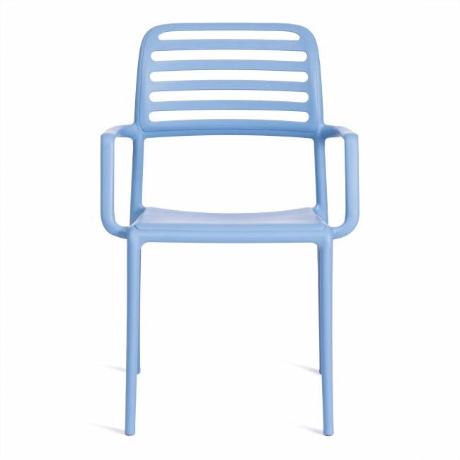 Кресло Valutto/Валутто (мод. 54) пластик, 58х57х86см, бледно-голубой 33780 (Комплект из 4 шт.) Pale blue (бледно-голубой) 33780 пластик