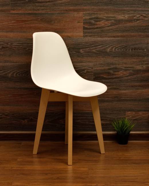 Стол Монте К 100 натур со стульями Сашш натур белый Стол Монте К 100 натур со стульями Сашш натур белый