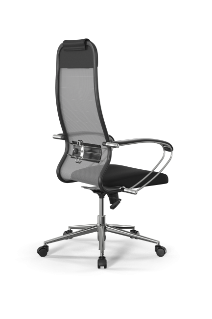 Кресло Sit 10 B1-111K - X2+UMF(X1) /Ub00/Wh00/K1cL(M09.B23.G18.W01), св.серый-черный