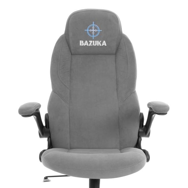 Кресло BAZUKA metalBL велюр, серый, 29 серый велюр Кресло BAZUKA metalBL велюр, серый, 29 серый велюр