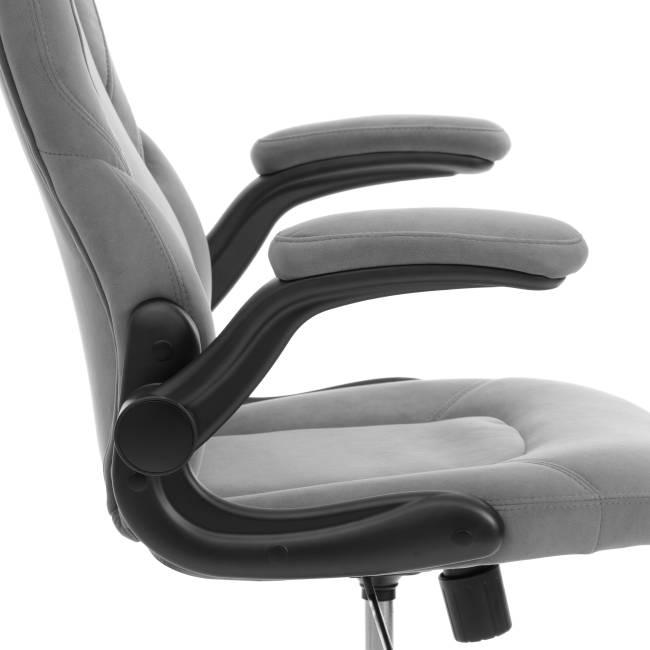 Кресло BAZUKA metalBL велюр, серый, 29 серый велюр Кресло BAZUKA metalBL велюр, серый, 29 серый велюр