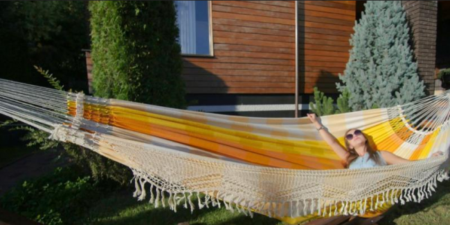 Гамак двухместный SUN FLOWER желтый mixed Гамак двухместный SUN FLOWER желтый mixed