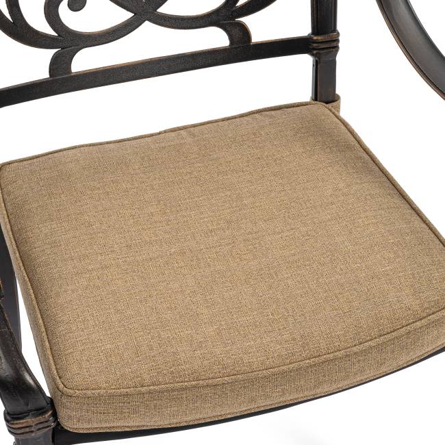 Комплект Secret de Maison Quartet/Квартет (стол+4 стула) алюминиевый сплав, бронзовый (Комплект из 4 шт.) бронза/bronze алюминиевый сплав