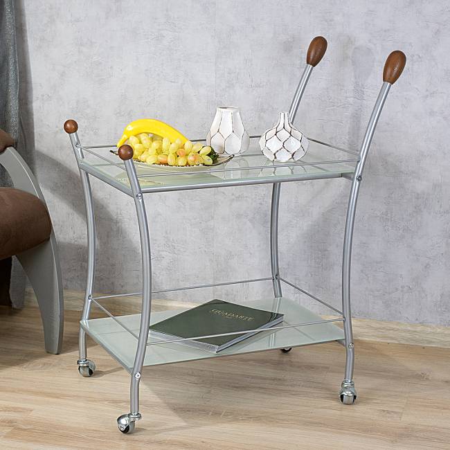 Стол сервировочный Поло металлик/ матовое Стол сервировочный Поло металлик/ матовое