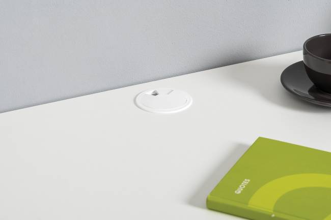 Стол Торонто с полкой и стеллажом цвет белый шагрень/стальной серый Стол Торонто с полкой и стеллажом цвет белый шагрень/стальной серый