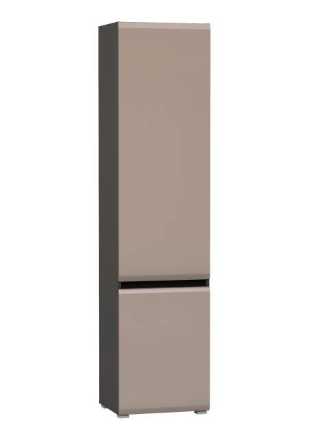 Шкаф Сидней 13.200 цвет антрацит/МДФ веллюто капучино Шкаф Сидней 13.200 цвет антрацит/МДФ веллюто капучино