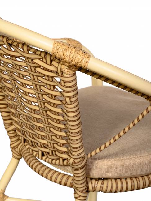 Комплект из искусственного ротанга Bali (Бали)-4 (цвет: слоновая кость) Комплект из искусственного ротанга Bali (Бали)-4 (цвет: слоновая кость)