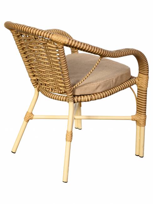 Комплект из искусственного ротанга Bali (Бали)-4 (цвет: слоновая кость) Комплект из искусственного ротанга Bali (Бали)-4 (цвет: слоновая кость)