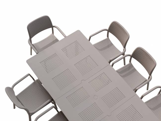 Стол пластиковый раздвижной Libeccio тортора 1600-2200х740х1000 мм Стол пластиковый раздвижной Libeccio тортора 1600-2200х740х1000 мм