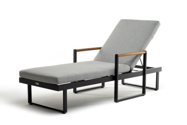 Шезлонг из алюминия МАЯ темный графит Шезлонг из алюминия МАЯ темный графит