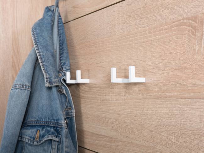 Вешалка для верхней одежды Куба Полка 10.122 цвет дуб сонома/белый премиум