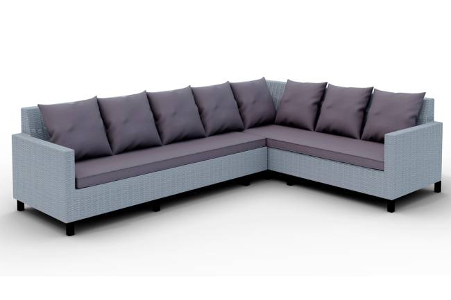 MOKKA БЕЛЛА / BELLA диван угловой, серый MOKKA БЕЛЛА / BELLA диван угловой, серый