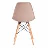 Стул CINDY (EAMES) (mod. 001) / 1 шт. в упаковке дерево бук/металл/сиденье пластик, 51x46x82.5см, бежевый / beige