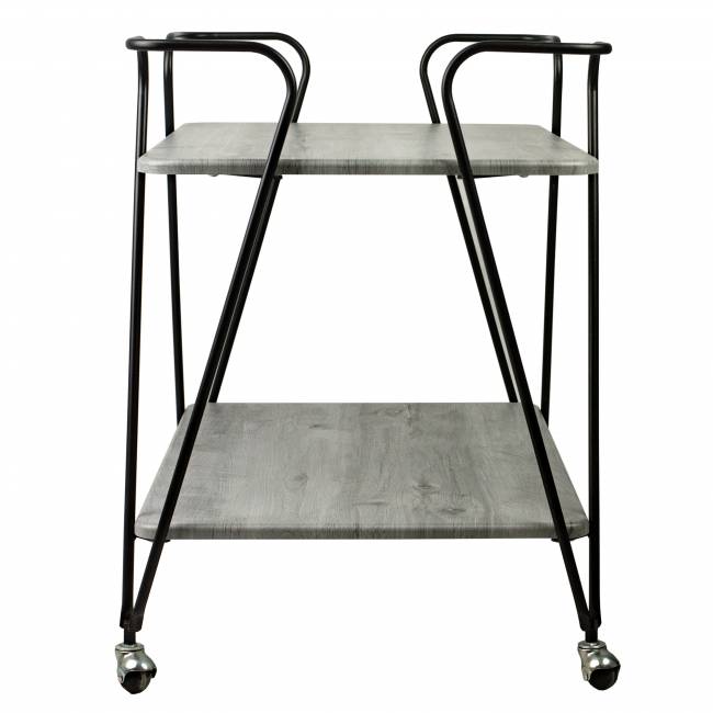 Стол сервировочный Эстер черный/орех гикори grey Стол сервировочный Эстер черный/орех гикори grey