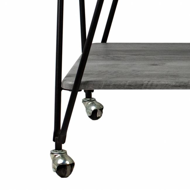 Стол сервировочный Эстер черный/орех гикори grey Стол сервировочный Эстер черный/орех гикори grey