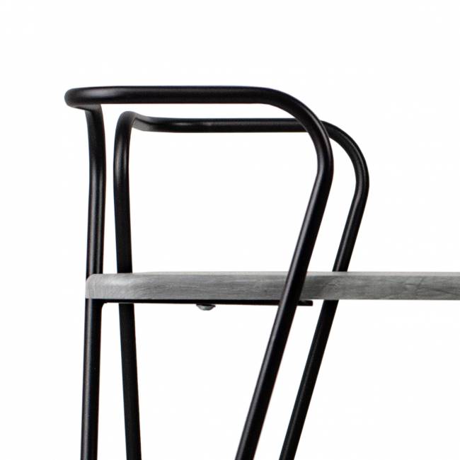 Стол сервировочный Эстер черный/орех гикори grey Стол сервировочный Эстер черный/орех гикори grey