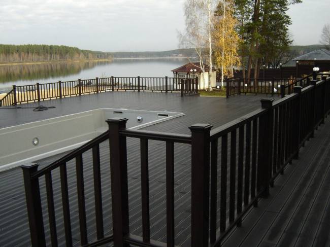 Террасная доска DARVOLEX шовная, 150*23,5*4000 мм, серый Террасная доска DARVOLEX шовная, 150*23,5*4000 мм, серый