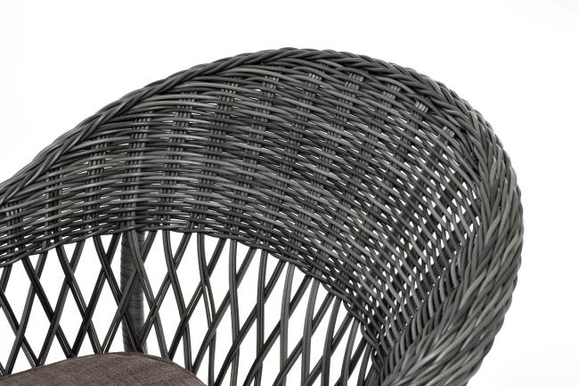 "Эспрессо - 150 S" обеденная группа плетеная, цвет графит "Эспрессо - 150 S" обеденная группа плетеная, цвет графит