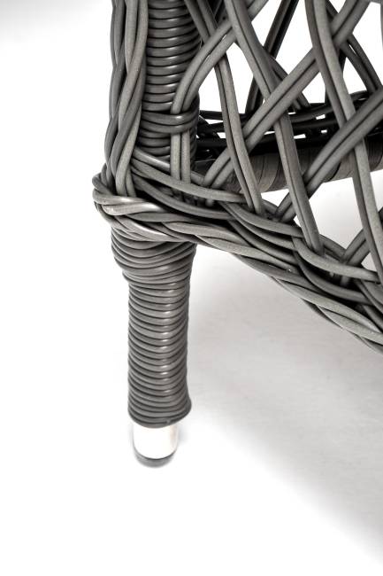 "Эспрессо - 150 S" обеденная группа плетеная, цвет графит "Эспрессо - 150 S" обеденная группа плетеная, цвет графит