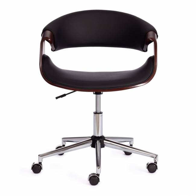 Кресло Бэнд/Bend орех, кож/зам черный черный Кресло Бэнд/Bend орех, кож/зам черный черный