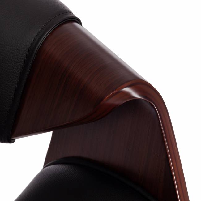 Кресло Бэнд/Bend орех, кож/зам черный черный Кресло Бэнд/Bend орех, кож/зам черный черный