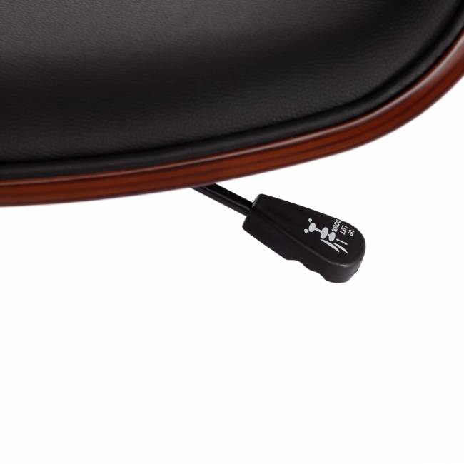 Кресло Бэнд/Bend орех, кож/зам черный черный Кресло Бэнд/Bend орех, кож/зам черный черный