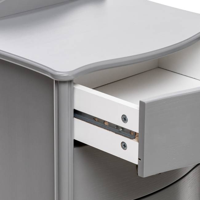 Комод Leset "Джульетта" узкий (5 ящ.) Серый ясень Комод Leset "Джульетта" узкий (5 ящ.) Серый ясень