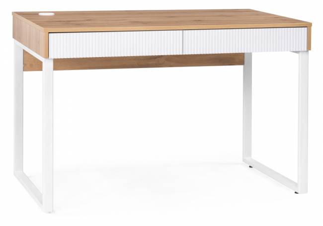 Компьютерный стол Реус 115х70х77 дуб вотан / белый