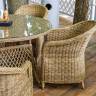 "Равенна" плетеное кресло из искусственного ротанга, цвет соломенный "Равенна" плетеное кресло из искусственного ротанга, цвет соломенный