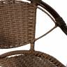 Кресло Bali (Бали) из искусственного ротанга, орех