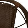 Кресло Bali (Бали) из искусственного ротанга, орех