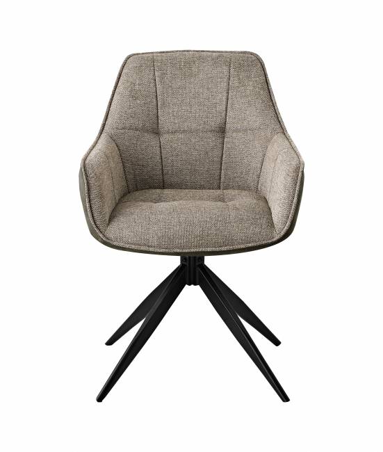 Стул обеденный Alba экокожа коричневый