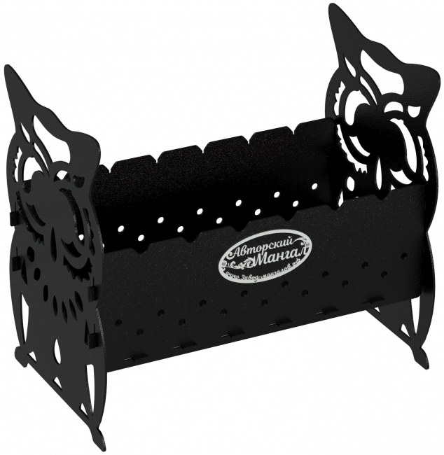 Мангал разборный "Совы", сталь AISI304, 3мм