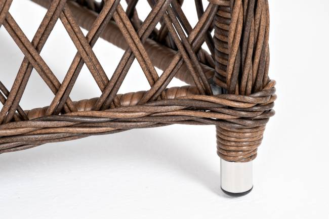 "Эспрессо - 80 L" обеденная группа плетеная, цвет коричневый "Эспрессо - 80 L" обеденная группа плетеная, цвет коричневый